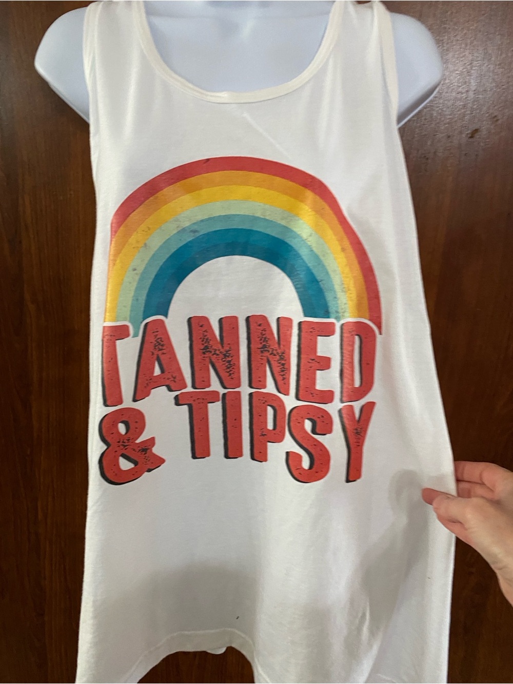 Tanned & Tipsy Tank top Tultex XXL